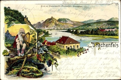 Litho königswinter rhein - litho,