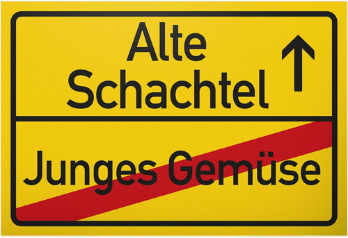 Alte schachtel junges - alte, (junges
