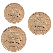 Litauen 2026 Kursmünzen 1 + 2