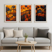 Saisonale Themenposter | 3er