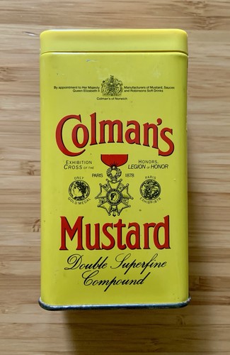 Colmans mustard blechdose - mustard,