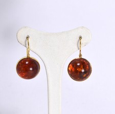 Earrings silver 925 gold with