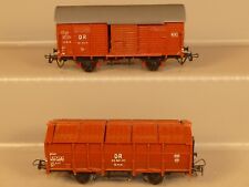 Dietzel gedeckter Güterwagen Klappdeckelwagen Tonnendachwagen Wagen Spur H0