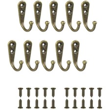 Vintage bronze kleiderhaken - vintage, 10
