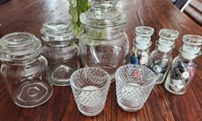 Deko-Konvolut - Gläser - Bonbonglas - Gewürzglas - Windlicht - Knöpfe