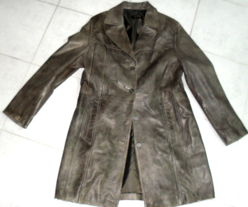 Ledermantel jacke julia - ledermantel,