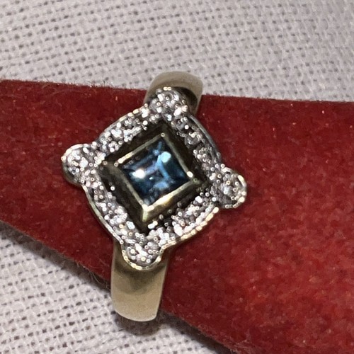 Nachlass ring mit - mit, hellblauem