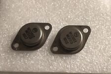 2x MOTOROLA Power Transistor MJ15011 MJ15012 complement pair Endstufe Audio Amp