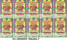 10  Weinhefe Malaga für