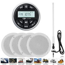 Boote Marine Radio Bluetooth Lautsprecher Audio System Paket für Yacht Motorboot