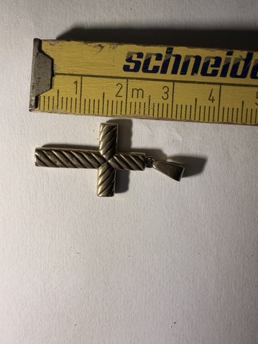 Kreuz anhänger 333 gelbgold - kreuz,