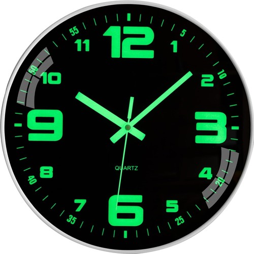 Wanduhr digital leuchtend