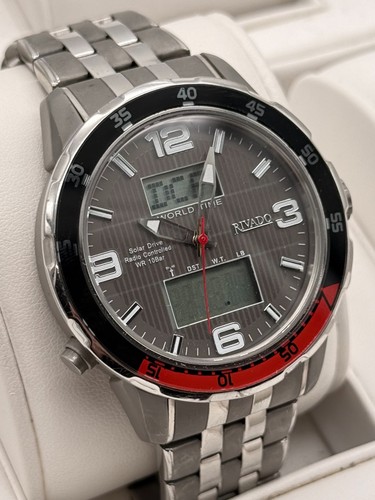 Rivado solar funkuhr - solar, herrenuhr