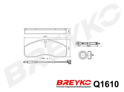 Für vasco breyko q1610 - breyko, ham