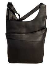 Damen leder tasche schwarz - damen,