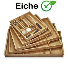 Orga-Box® III Besteckeinsatz Eiche Schubladeneinsatz Holzeinsatz Nobilia Küche