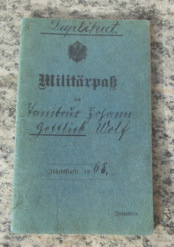 Militärpaß foto tambour - foto, ii