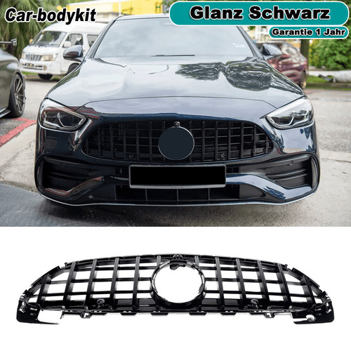 Glanz schwarz kühlergrill - schwarz,
