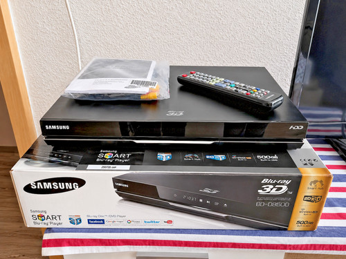 Blu ray samsung d8500 - 3d,
