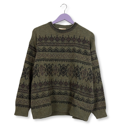 Vintage pullover grün - pullover,
