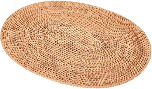Ovale tischset rattan - tischset,