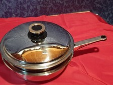 Nivella Edelstahlpfanne 18/10 mit Deckel und Topf und Dampfeinsatz ø ca. 28cm