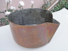 Antiker Kupfer Stieltopf