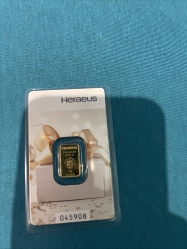 Heraeus gramm 999 goldbarren - heraeus,