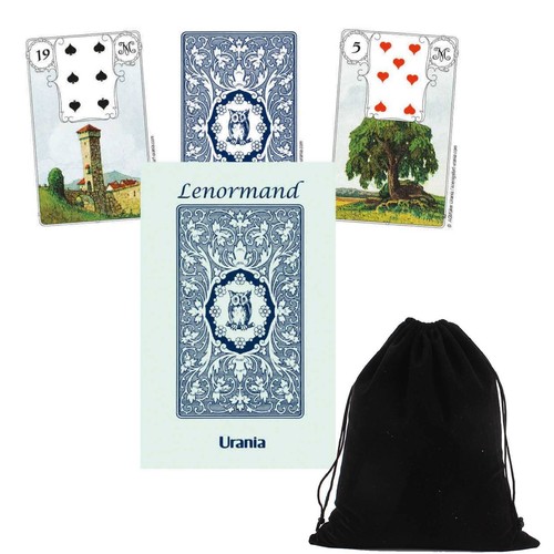 Blue owl mlle lenormand - owl, by