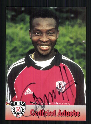 Godfried aduobe autogrammkarte - godfried,