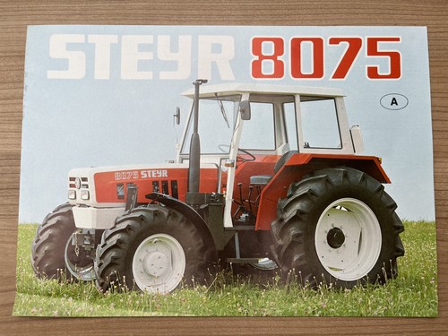 Steyr 8075 traktor prospekt - steyr,