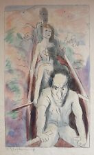 Rudolf Grossmann (1882-1941) “Ruderer“ 1919, Kreidelithografie, signiert/WZ.