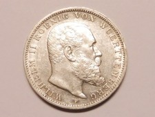 WÜRTTEMBERG 3,- Mark 1908