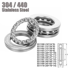 Edelstahl Axiallager