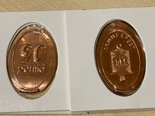 1  Satz Elongated Coins  Bayern Euerdorf  Perma Tec 2024  2M komplett  EX Motive