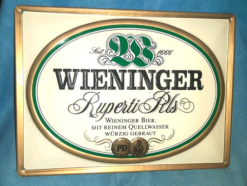 Blechschild brauerei wieninger - blechschild,