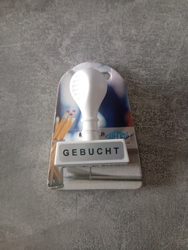 Wedo stempel gebucht büro - stempel,