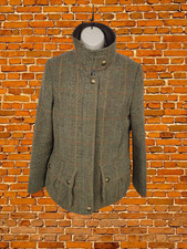 JOULES GRÜN MIX TWEED MANTEL