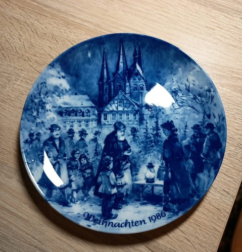 Wandteller weihnachten 1986 n - wandteller,