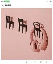 IKEA FJANTIG 3x schwarz Stuhl