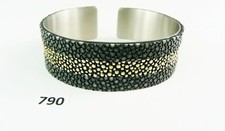 790) Rochenleder Armreif 2 cm