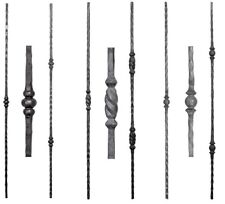 Stab gehämmert 12x12 / 14x14  Schmiedestab Zierstab Geländerstab 950 mm 