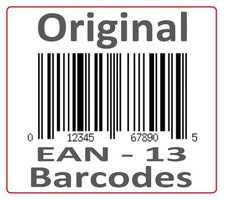 1 EAN-13 / UPC Codes - Barcode kaufen - EAN-Nummer - unbegrenzt gültig