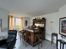 Haus-/Kellerbar, massiv Eiche, holl. Sonderanfertigung mit delfter Kacheln