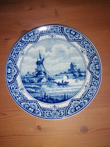 Wandteller delfter blau - wandteller,