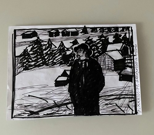 Selbstbildnis von kunst maler - kunst,
