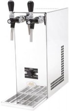 Zapfanlage für Mineralwasser Soda Sprudelwasser 2ltg Edelstahl Green Line