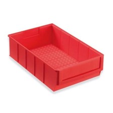 96 Stück Industrieboxen Lagerboxen Lagerkästen Universalbox SET 300x183x81mm rot
