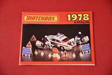Matchbox Katalog 1978 -