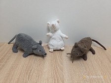 3x IKEA GOSIG MUS Mäuse grau